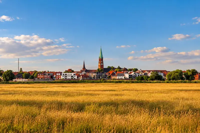 Landschaft an der Elbe in der Prignitz